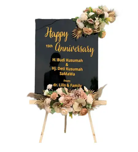 Papan Bunga Akrilik Puncak